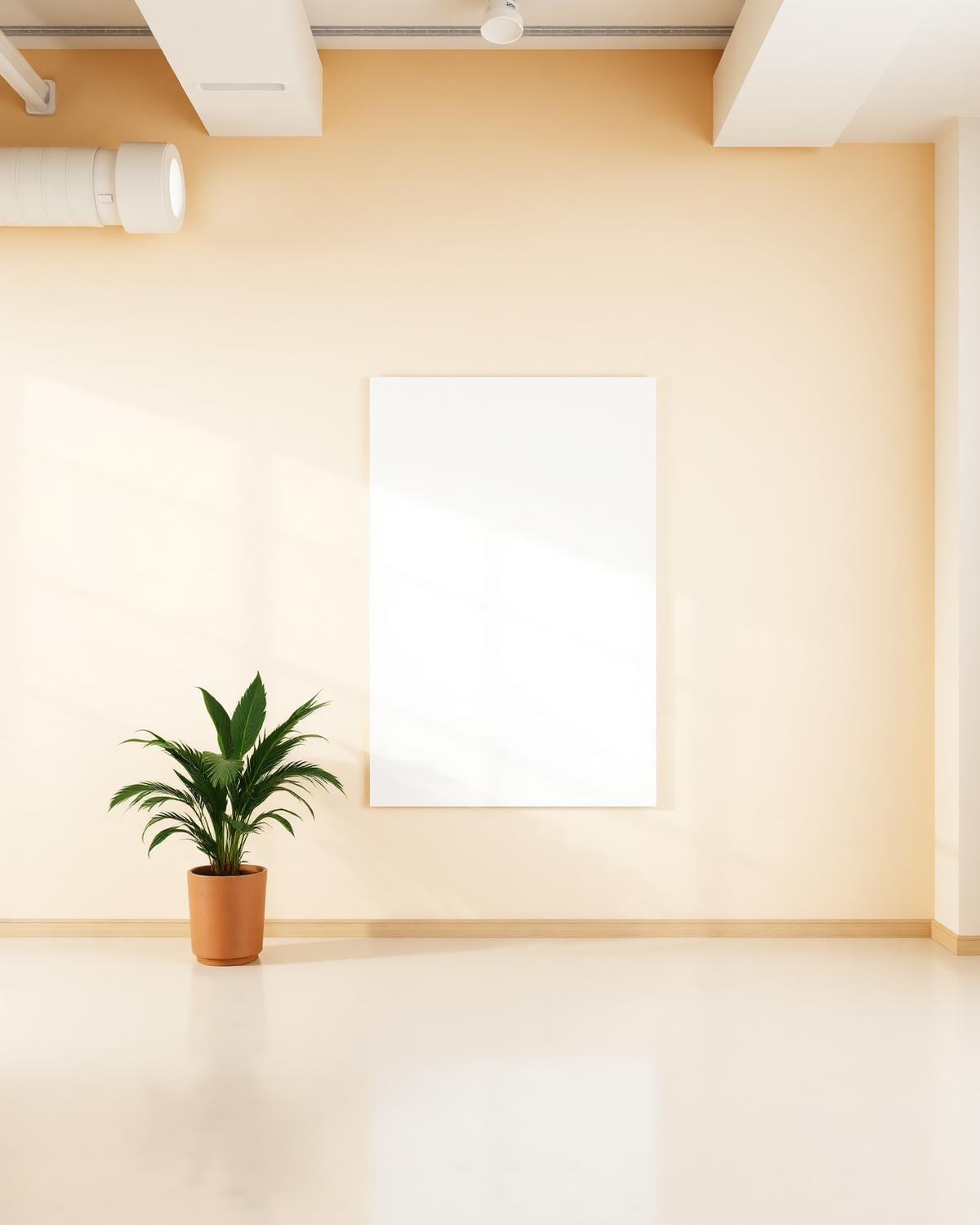 Studio créatif lumineux et minimaliste